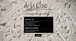 Desktop Screenshot of delacruzmexicangrille.com